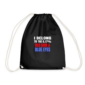 Rousse Rousse Ginger : I Am 0.17 Percent - Sac de sport léger - noir - Devant
