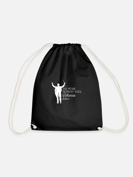 Da War Schon Viel Schönes Dabei Dirigent Shirt - Turnbeutel - Schwarz