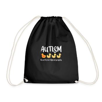 Autism awareness: different perspective - Sac de sport léger - noir - Devant