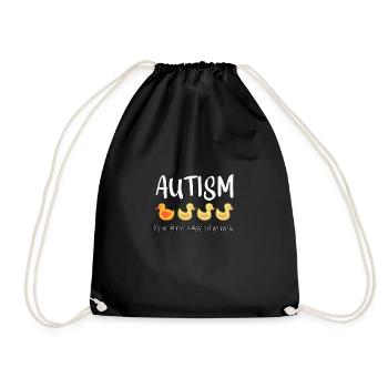 Autism awareness: different perspective - Sac de sport léger - noir - Devant