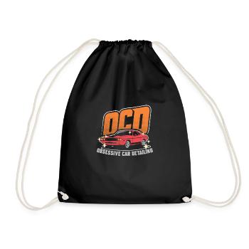 Mobile Auto Detailing Auto Detailing Car Detailer - Drawstring Bag - black - Front