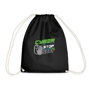 Cyber Security Specialist Spam Web Links Engineer - Drawstring Bag - black - Front