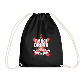 PARKINSON'S AWARENESS PARKINSON'S DISEASE POISON - Drawstring Bag - black - Front