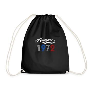 Génial depuis 1972 50e anniversaire - Sac de sport léger - noir - Devant