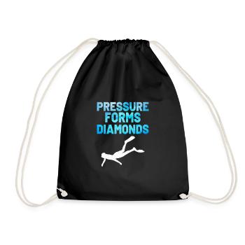 SCUBA DIVER SCUBA DIVING Idée cadeau - Sac de sport léger - noir - Devant
