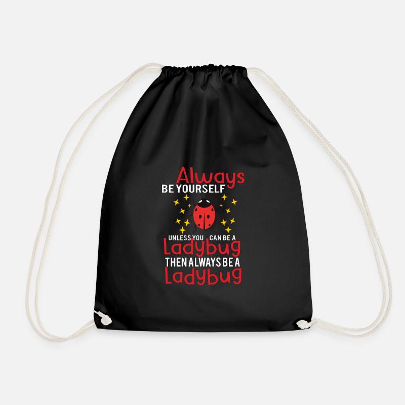 Ladybug Ladybugs Entomology Insect Gift Idea - Turnbeutel - Schwarz