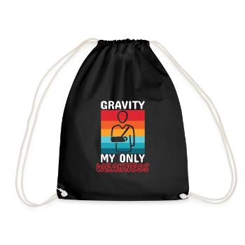 Broken Hand Broken Arm Broken Bones Funny Broken - Drawstring Bag - black - Front