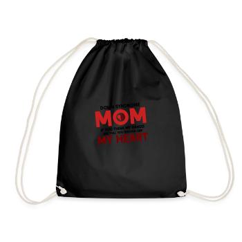 Down Syndrom Down Syndrom Bewusstsein Geschenkidee - Turnbeutel - Schwarz - Vorne
