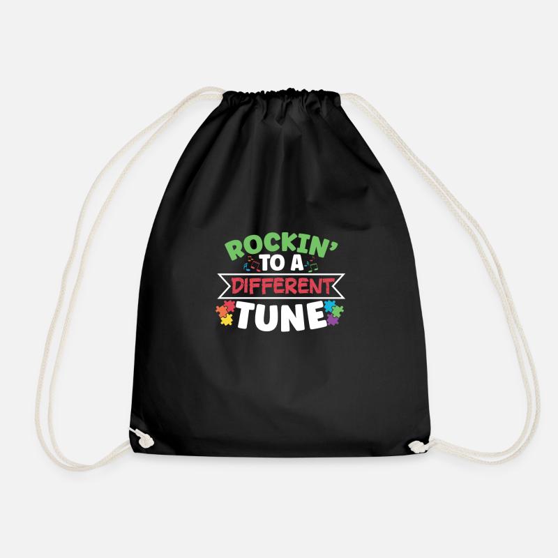 Autism Awareness Autism Disease Autistic Gift - Turnbeutel - Schwarz