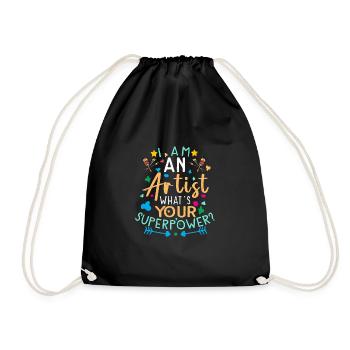 Artists Painting Painters Art Painting Art Teachers - Drawstring Bag - black - Front