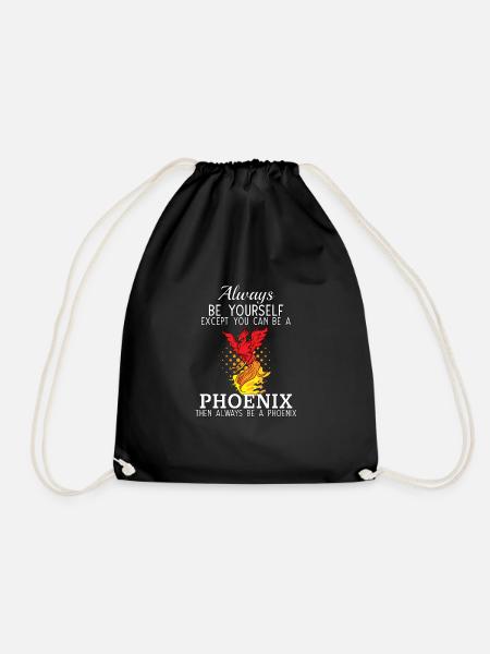 Phoenix Bird Mythical Creature - Turnbeutel - Schwarz