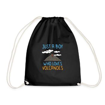 Geologist Volcano Geology Rock Hunter Rock Hunting - Drawstring Bag - black - Front