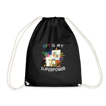 Artist Painting Painter Art Color Art Teacher - Drawstring Bag - black - Front