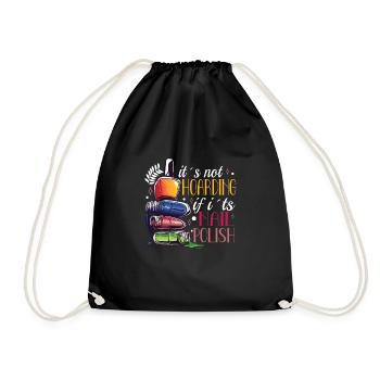 Nail Tech Nail Technician Manicurist Nails Artist - Drawstring Bag - black - Front