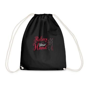 Nail Tech Nail Technician Manicurist Nails Artist - Drawstring Bag - black - Front