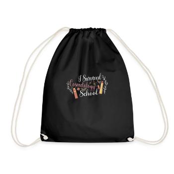 Beautician CosmeticIan Cosmetic School - Drawstring Bag - black - Front
