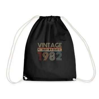 Vintage Limited Edition 1982 40th Birthday Shirt - Sac de sport léger - noir - Devant