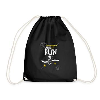 Athlétisme Athlétisme Runner Run Cadeau - Sac de sport léger - noir - Devant