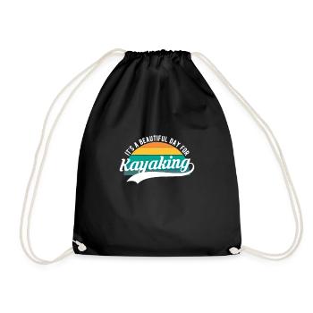C’est une belle journée pour kayak Chemise Kayak - Sac de sport léger - noir - Devant