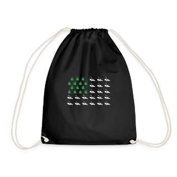 USA Flag America Flag Gardener Shirt Cadeau - Sac de sport léger - noir - Devant