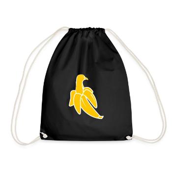Pigeon Banana Shirt Cadeau - Sac de sport léger - noir - Devant