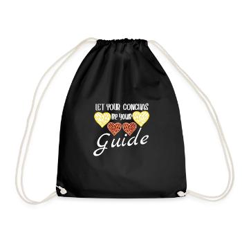 Spanischer Humor Conchas Mexikanisches Brot - Turnbeutel - Schwarz - Vorne