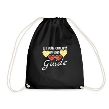 Spanischer Humor Conchas Mexikanisches Brot - Turnbeutel - Schwarz - Vorne