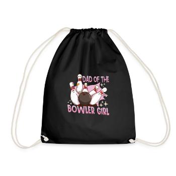 Drôle bowling Team Bowler Strike Idée cadeau - Sac de sport léger - noir - Devant