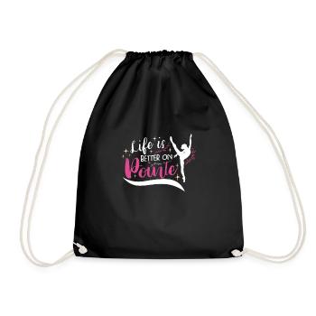 Ballet Ballerine Danse Danse Danse Ballet Cadeau - Sac de sport léger - noir - Devant