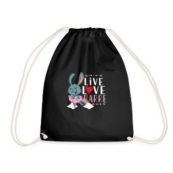 Ballet Ballerine Danse Danse Danse Ballet Cadeau - Sac de sport léger - noir - Devant