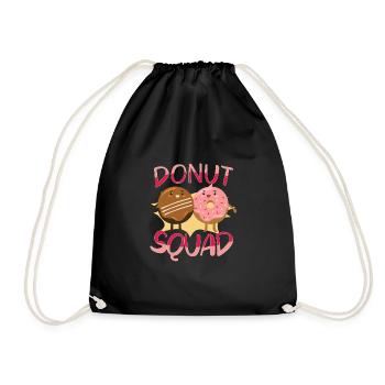 Donut Doughnut Baking Cake Baker - Turnbeutel - Schwarz - Vorne