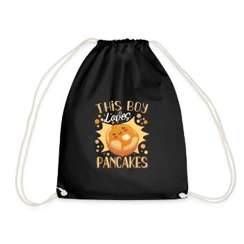 Pancake Maker Pancake Lover Drôle de gaufre - Sac de sport léger - noir - Devant