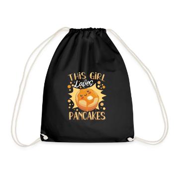 Pancake Maker Pancake Lover Drôle de gaufre - Sac de sport léger - noir - Devant