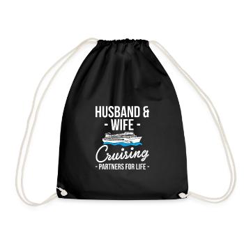 Mari & Femme Partenaires de Croisière Pour La Vie Chemise - Sac de sport léger - noir - Devant