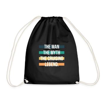 L’homme Le mythe La chemise de légende de la croisière - Sac de sport léger - noir - Devant