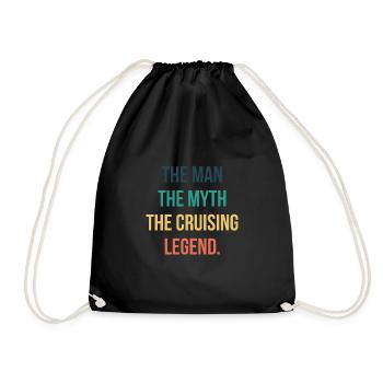 L’homme Le mythe La chemise de légende de la croisière - Sac de sport léger - noir - Devant