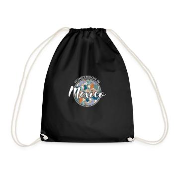 Lune de miel Chemise de vacances Lune de Miel Mexique - Sac de sport léger - noir - Devant