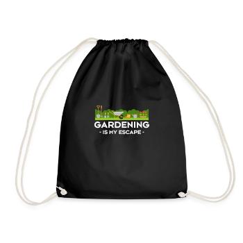 Le jardinage est mon jardinier de chemise d’évasion - Sac de sport léger - noir - Devant
