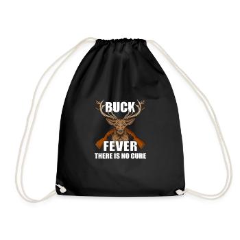 Deer Hunting Hunting Season Buck Hunting - Drawstring Bag - black - Front
