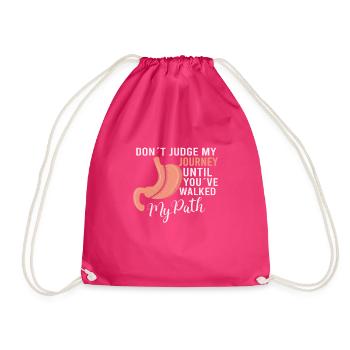 Sleeve gastrectomy Sleeve gastrectomy - Drawstring Bag - fuchsia - Front