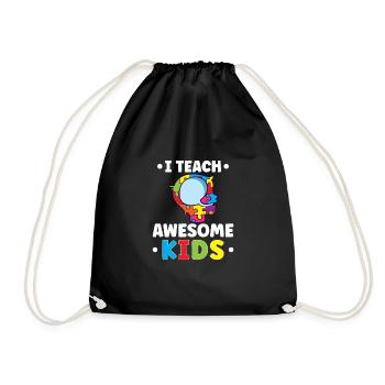Sonderschullehrer Sped Teacher Inclusion - Turnbeutel - Schwarz - Vorne