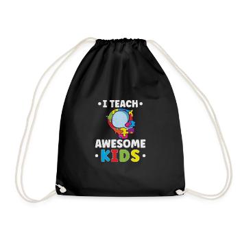 Sonderschullehrer Sped Teacher Inclusion - Turnbeutel - Schwarz - Vorne