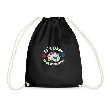 Autism Awareness Autism Disease Autistic Poison - Drawstring Bag - black - Front