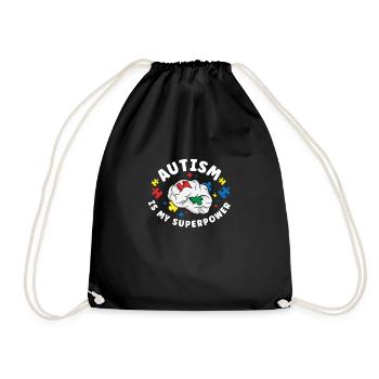 Autism Awareness Autism Disease Autistic Gift - Turnbeutel - Schwarz - Vorne