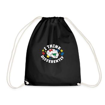 Autism Awareness Autism Disease Autistic Gift - Turnbeutel - Schwarz - Vorne