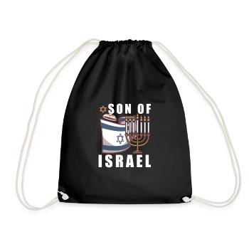 Israelite Jew Israelite Heritage Jewish Israel Jew - Turnbeutel - Schwarz - Vorne