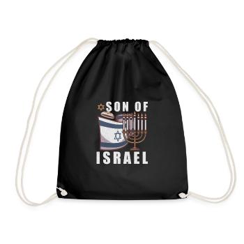 Israelite Jew Israelite Heritage Jewish Israel Jew - Turnbeutel - Schwarz - Vorne