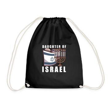 Juif israélite Héritage israélite Juif Israël Juif - Sac de sport léger - noir - Devant