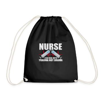 Infirmière Infirmière Infirmière Clinique Paramédicale - Sac de sport léger - noir - Devant