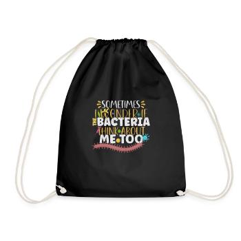 Microbiologiste Laboratoire de microbiologie Staphylocoque Biologie - Sac de sport léger - noir - Devant